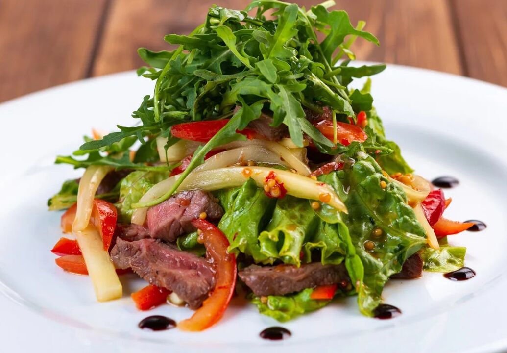 Beef and vegetable