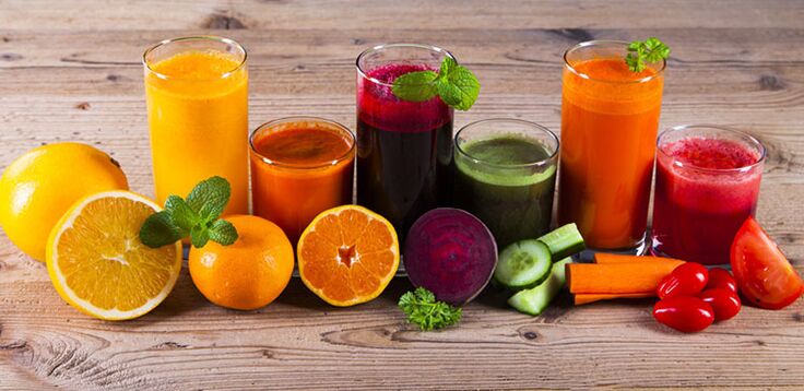 diet for weight loss with fresh squeezed juices