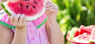 the girl who eats watermelon