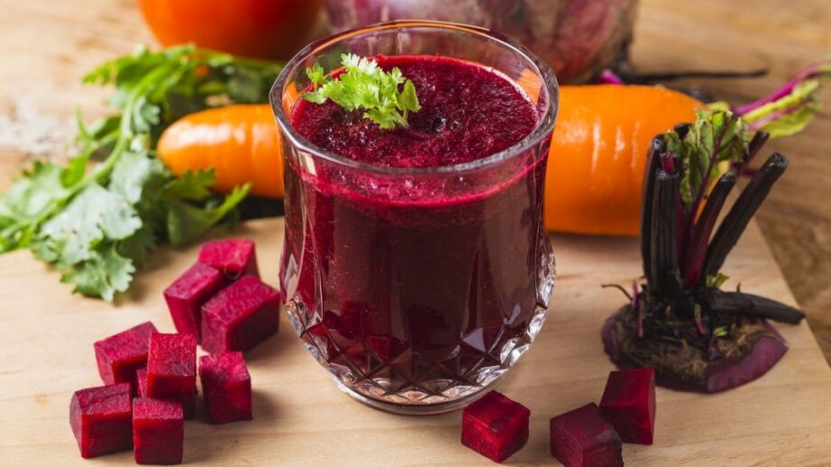 smoothie with beets to cleanse the body