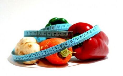vegetables for weight loss in the diet is on