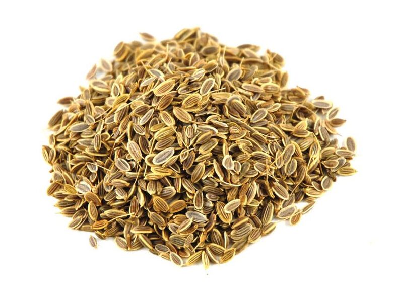 Fennel seeds with a mild diuretic effect
