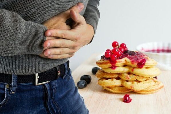 berry pancakes as forbidden food after removal of the gallbladder